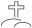 Icon of a cross on top of a hill
